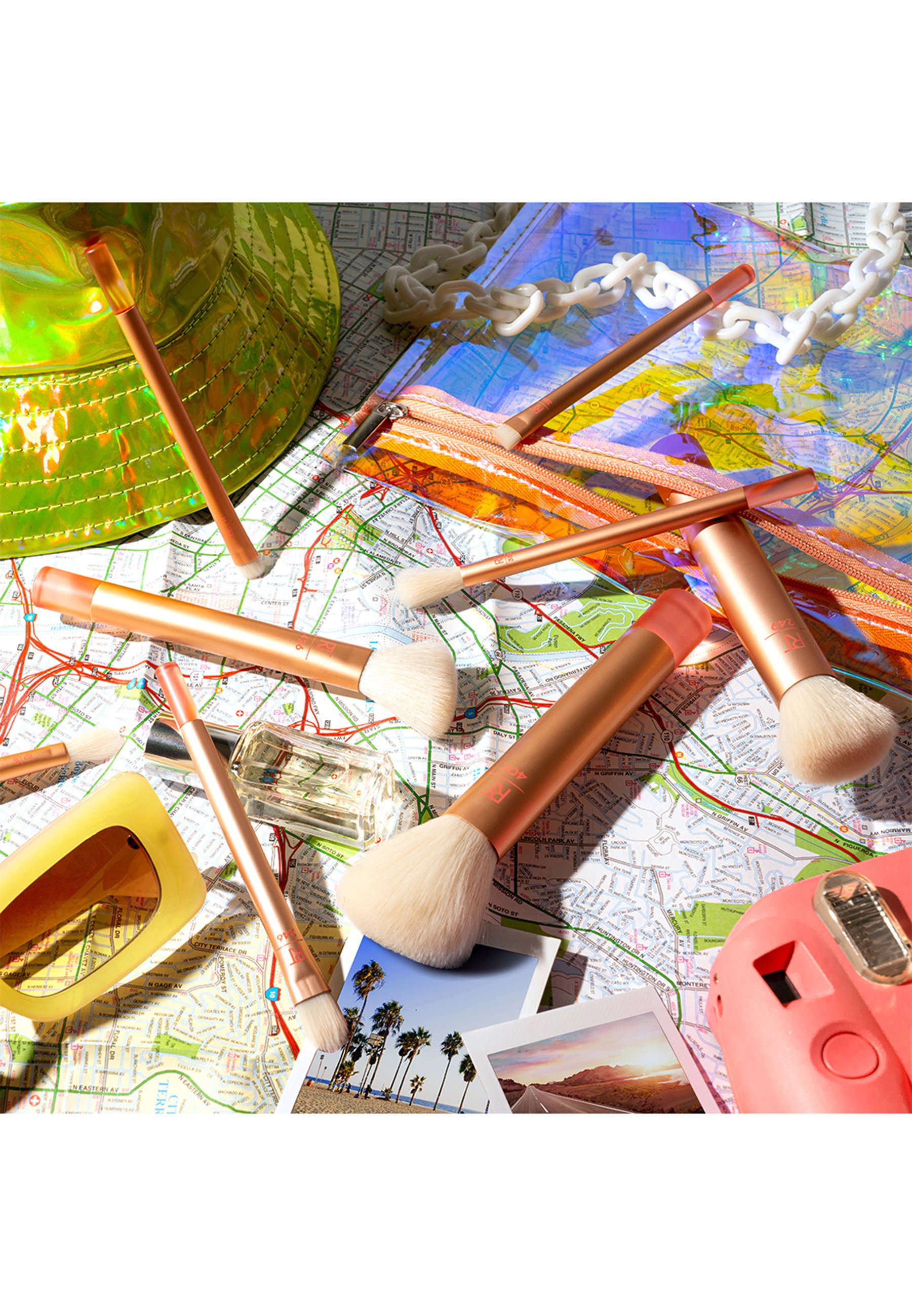Real Techniques THE WANDERER TRAVEL BRUSH KIT - Kwastenset