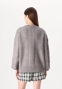 JDY JDYSILJA LONG CABLE - Camisola - december sky melange