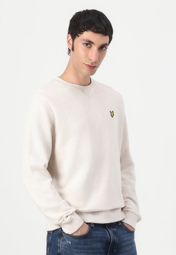 HEATHERED CREW NECK - Sweatshirt - natural marl4