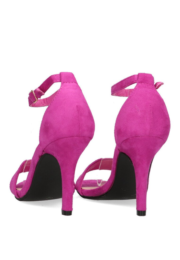 ETIKA Sandalias de tacón - buganvilla/morado - Zalando.es