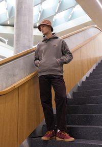 Carhartt WIP HOODED AMERICAN SCRIPT  - Mikina s kapucňou - teide