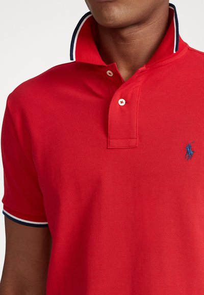 Polo Ralph Lauren CUSTOM SLIM FIT MESH POLO SHIRT - Polo krekls - red