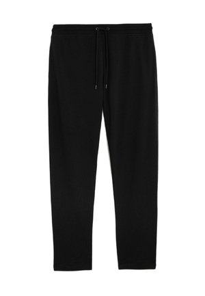 Marks & Spencer DRAWSTRING STRAIGHT LEG JOGGERS - Trainingsbroek - black