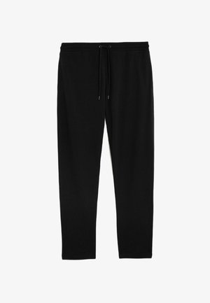 Marks & Spencer DRAWSTRING STRAIGHT LEG JOGGERS - Teplákové kalhoty - black