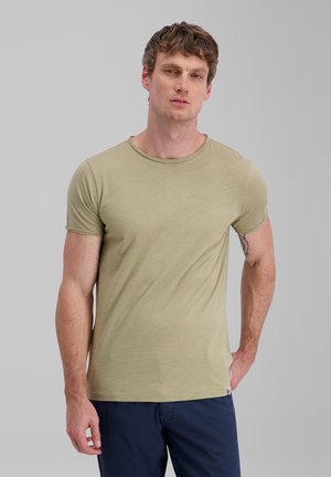 TIMEZONE, RIPPED - Basic T-shirt - light khaki