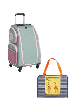 SCHRANKTROLLEY 4 ROLLEN UND KREATIV - Trolley - türkis