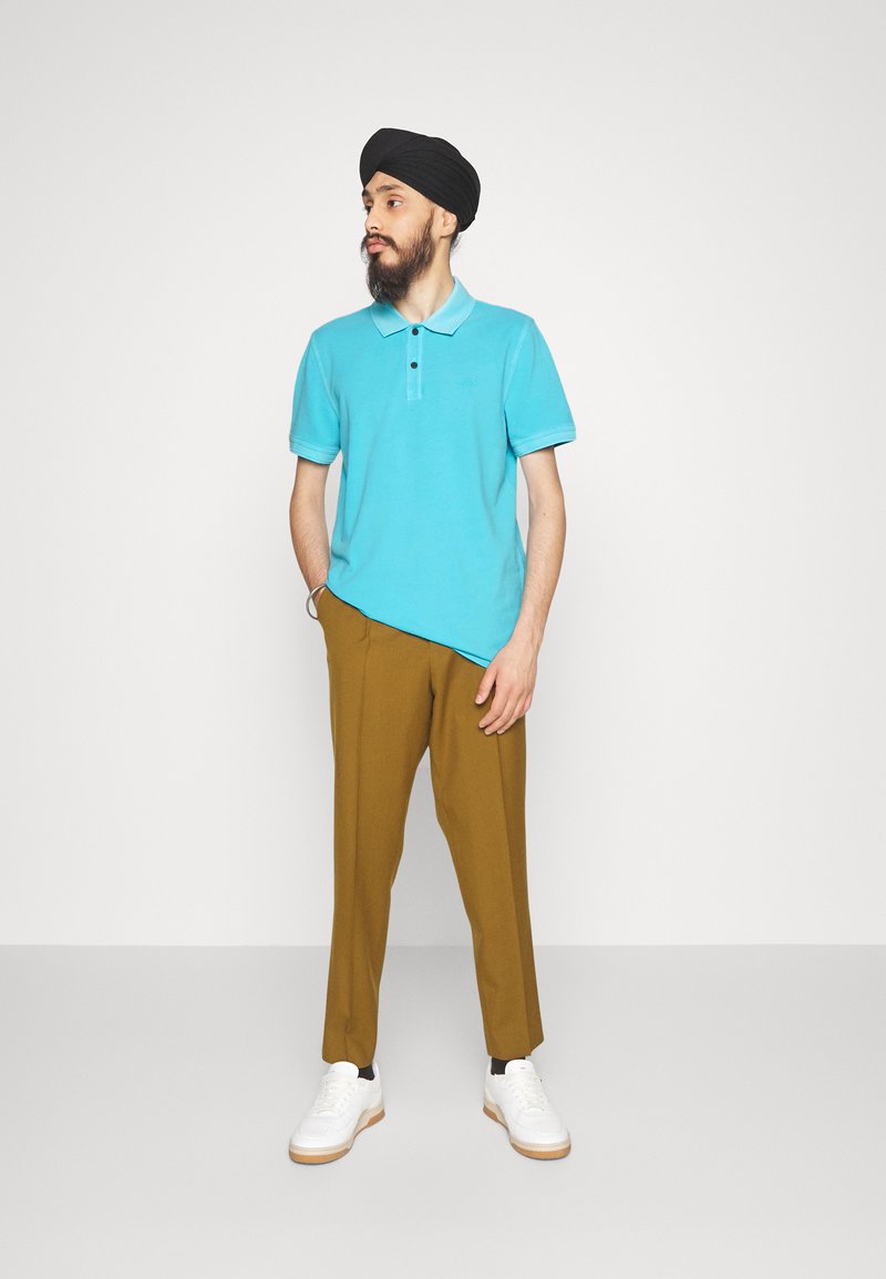 Herren T-Shirts basic | BOSS PRIME Poloshirt open blue/blau - VU74897 Herren T-Shirts basic | BOSS PRIME Poloshirt open blue/blau - VU74897