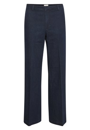 LARAMW  - Flared Jeans - dark blue