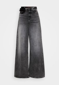 ONLCAMDEN BAGGY - Wide leg - medium grey denim