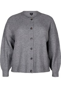 Zizzi Cardigan - medium grey melange