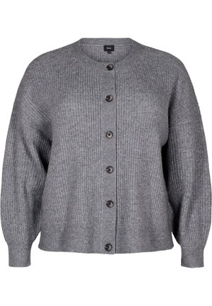 Zizzi Cardigan - medium grey melange