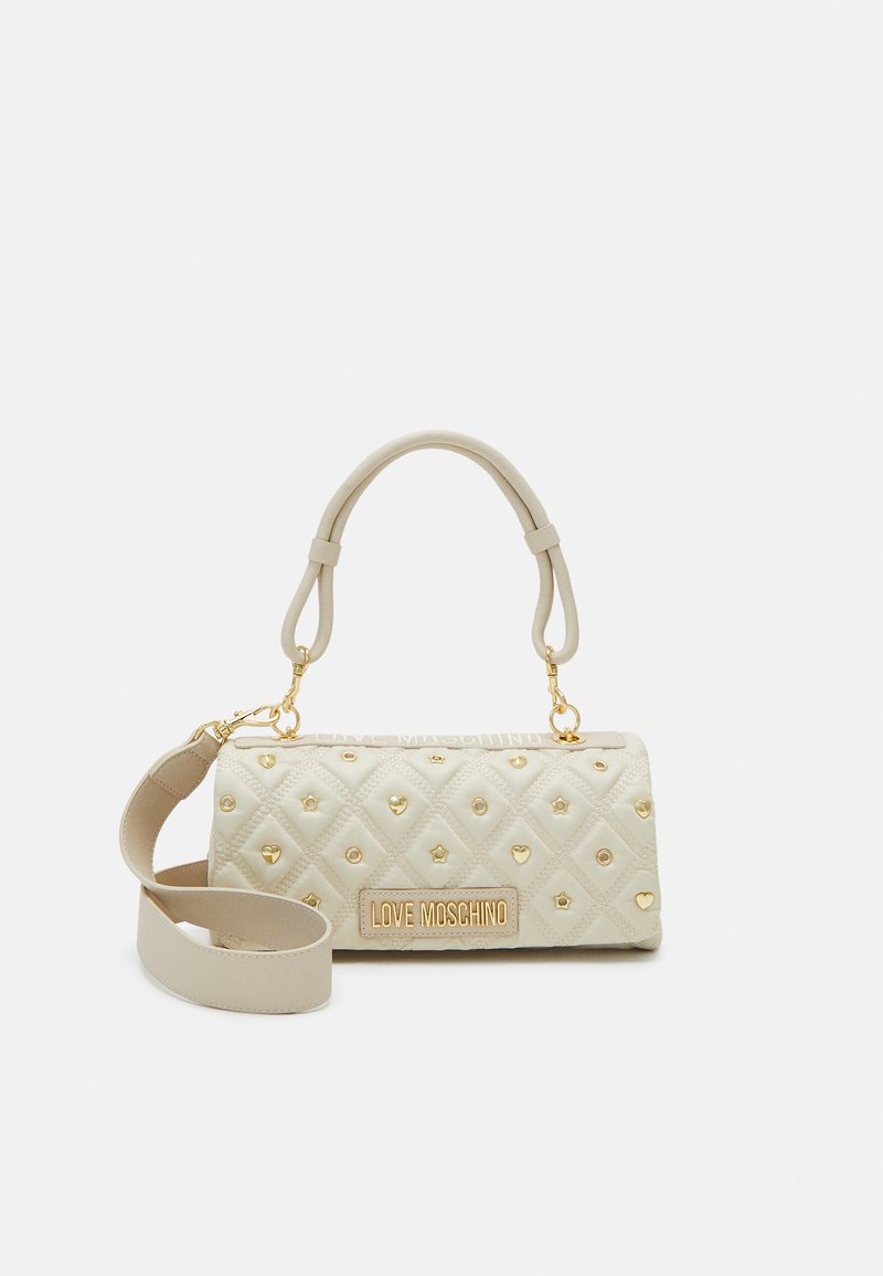 Love Moschino EYELETS SHOULDER Handbag beige Zalando.co.uk