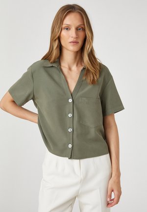 Hemdbluse - khaki