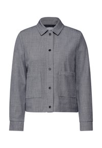 JACQUARD - Lichte jas - blau