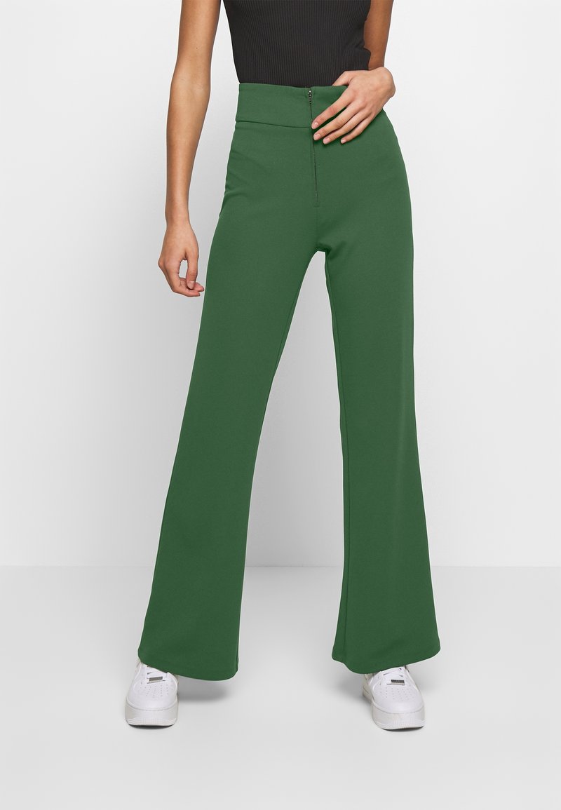 YAS Pantalon classique - green