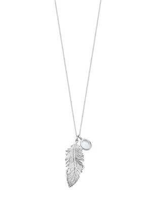 FEATHER - Ketting - silberfarben weiß