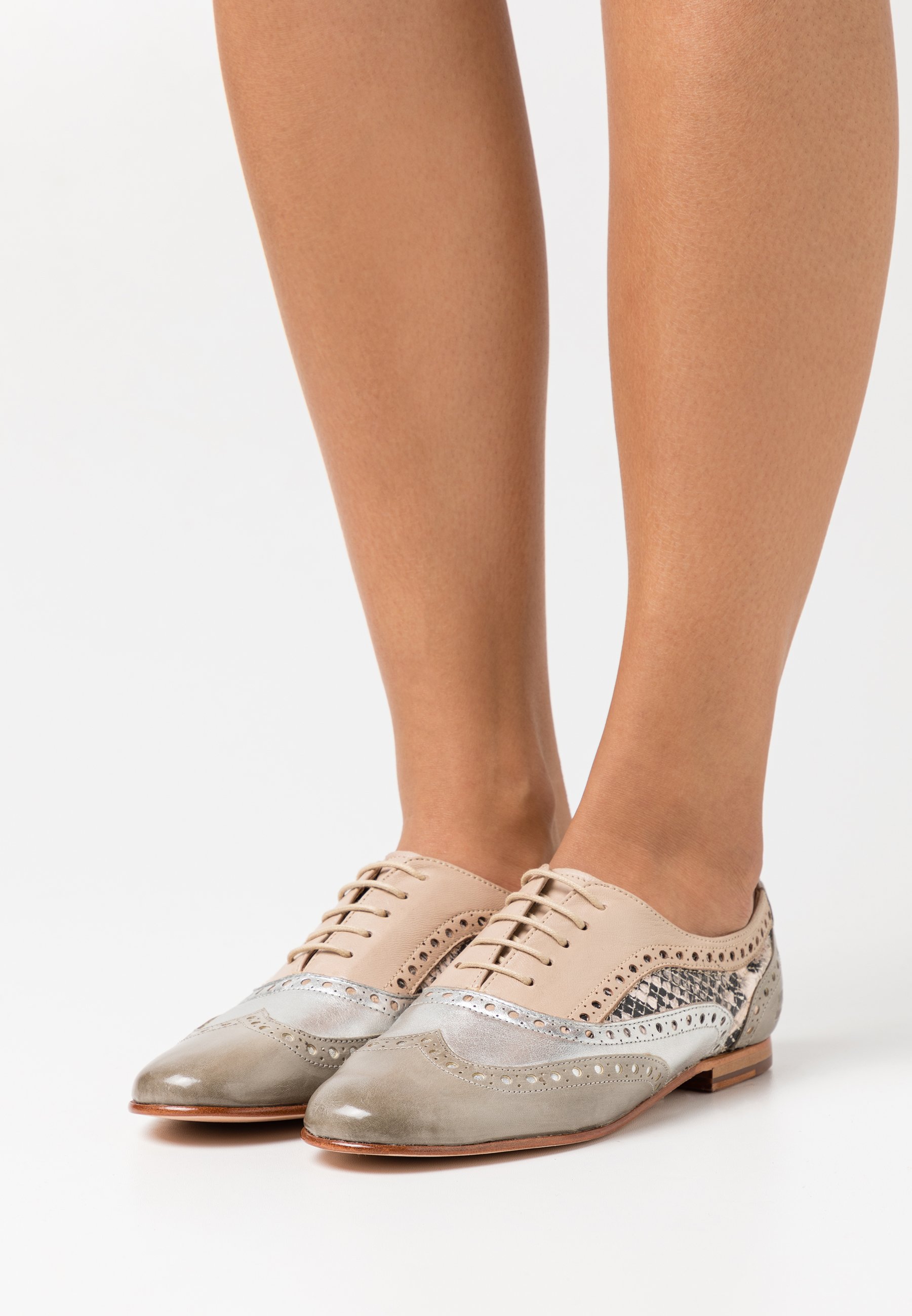 Melvin \u0026 Hamilton SONIA 1 - Veterschoenen - light  grey/talca/steel/ivory/natural/grijs - Zalando.nl