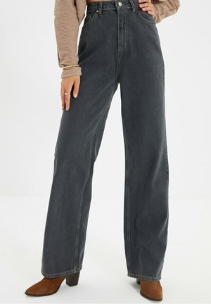 Flared Jeans - black