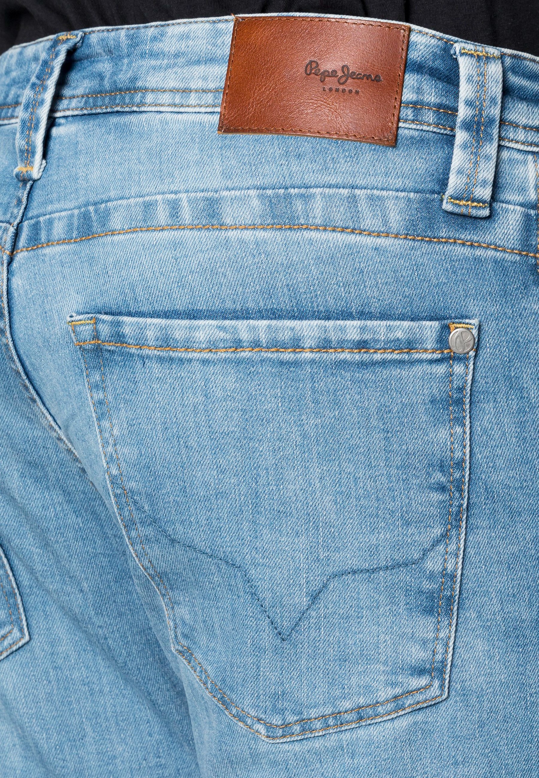 Pepe Jeans CASH WISER WASH - Straight leg jeans - light blue denim/Blauw  denim/bluedenim - Zalando.nl