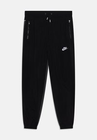 Nike Sportswear AMPLIFY UNISEX - Tracksuit bottoms - black/dark smoke grey/white