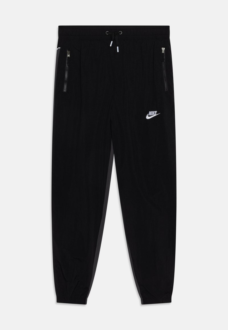 Nike Sportswear AMPLIFY UNISEX - Tracksuit bottoms - black/dark smoke grey/white