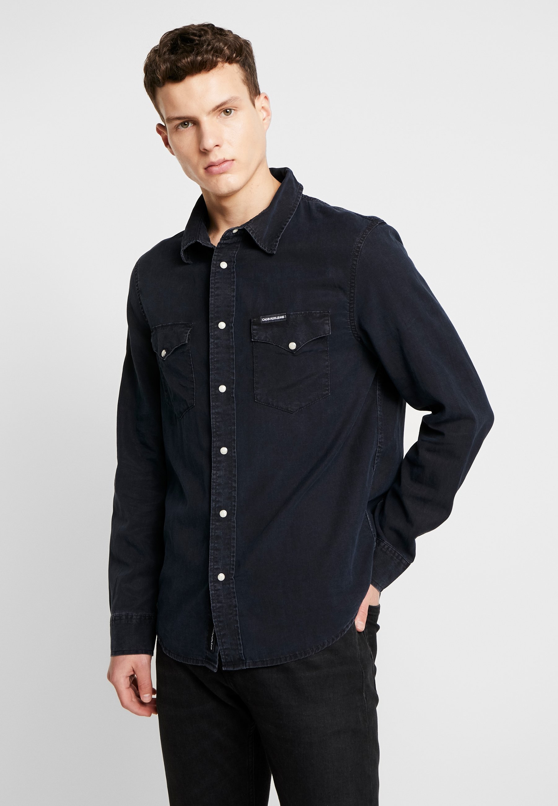 Calvin klein modern western shirt Clearance