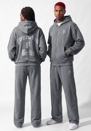 YOURTURN by Zalando, ZIP THROUGH TRACKSUIT UNISEX - Анцуг - charcoal