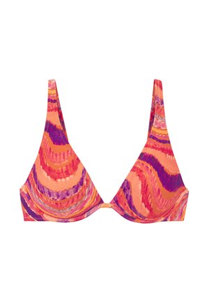 Bikini-Top - rot pflaume