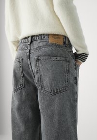 American Vintage YOP - Jeans Relaxed Fit - grey salt and pepper