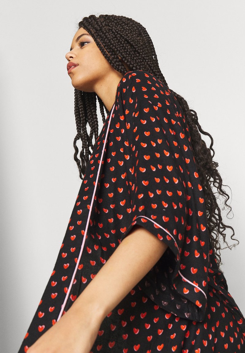 Becksondergaard Crush Liberte Kimono Bademantel Black Mehrfarbig Zalando De