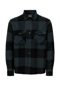 Only & Sons MILO LS CHECK - Skjorta - blu notte