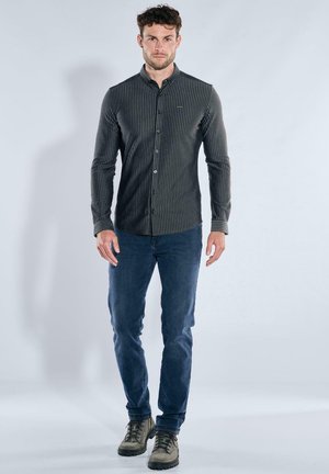 GEMUSTERT - Hemd - schwarz