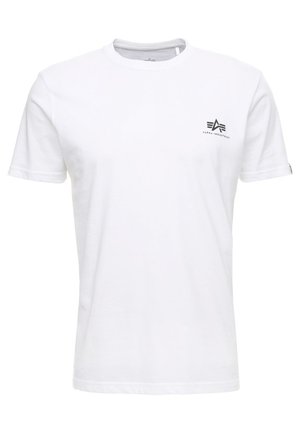 Alpha Industries SMALL LOGO - T-shirt basic - white