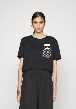 IKONIK MONOGRAM - Print T-shirt - black