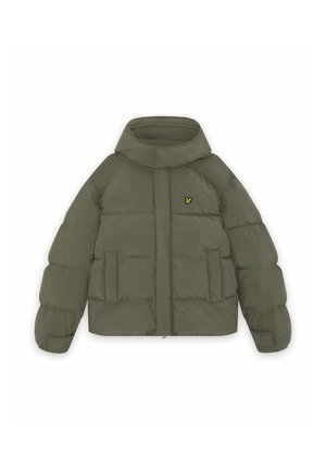 Lyle & Scott, HOODED PUFFER JACKET - Winterjas - x khaki ash
