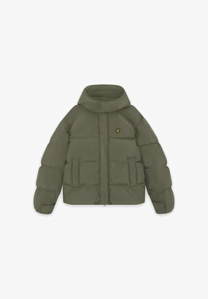 Lyle & Scott, HOODED PUFFER JACKET - Winterjas - x khaki ash