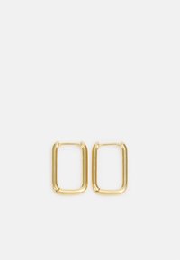 CLEAN SQUOVAL HOOP - Ohrringe - pale gold-coloured