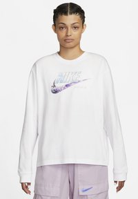 Nike Sportswear - TEE - T-shirt à manches longues - white Image miniature 1