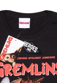 Henry Tiger GREMLINS HOMEAGE STYLE - Triko s potiskem - black
