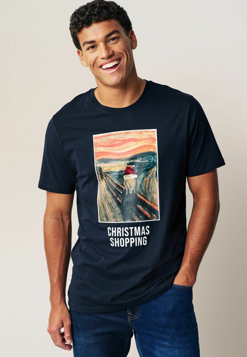 JACK & JONES Jorchristmas Mugshot Tee SS C.n Xmas-Camiseta, Color
