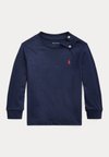 COTTON JERSEY LONG SLEEVE T SHIRT - Langærmet T-shirt - cruise navy