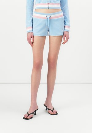 STRIPE - Shorts - light blue