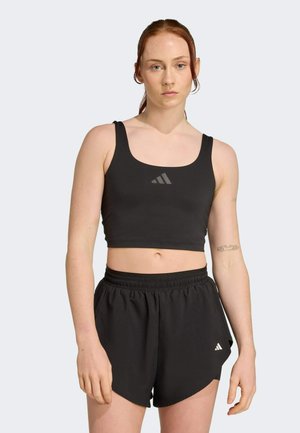 adidas Performance Light support sports bra - black