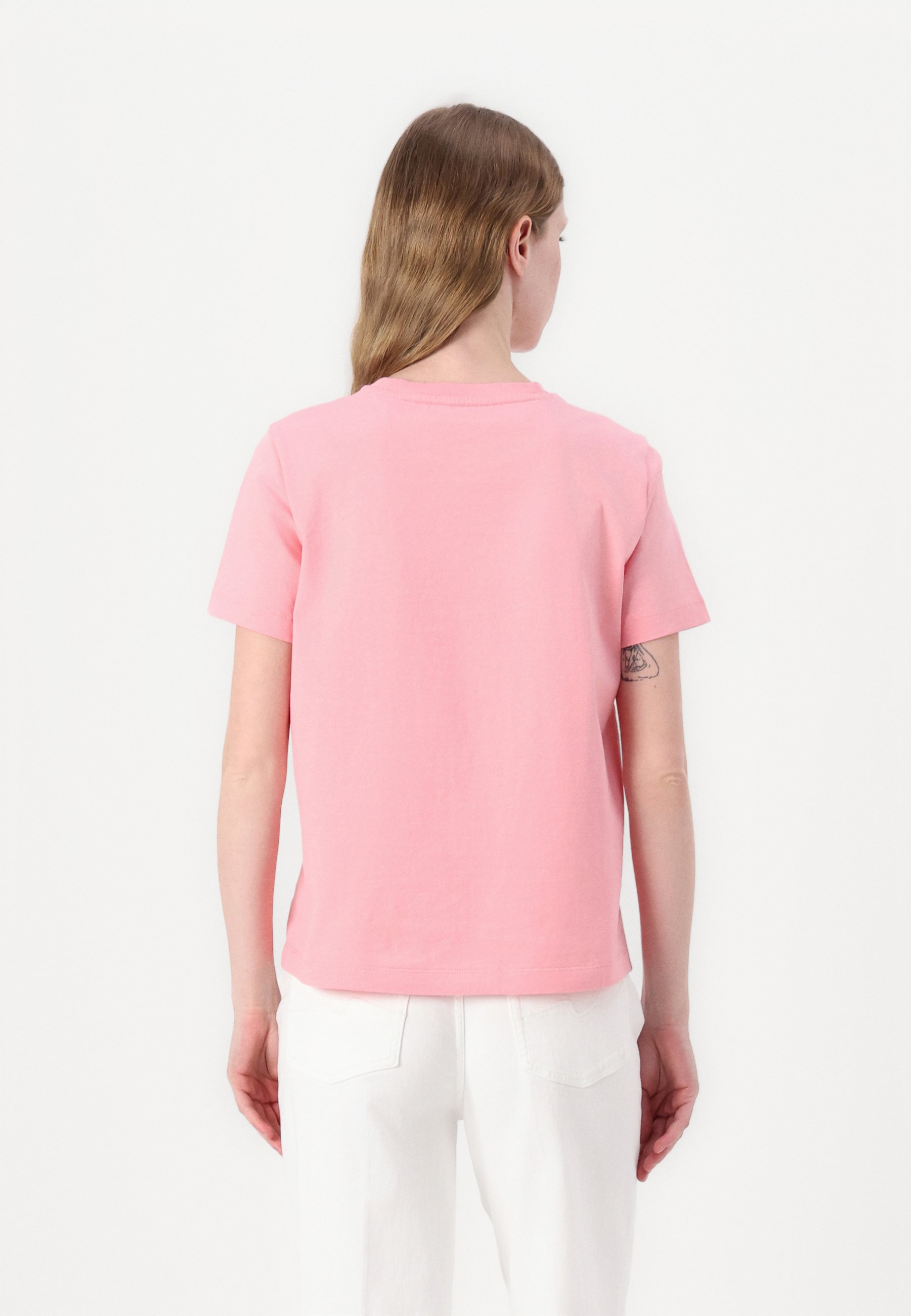 売れ筋商品|||ガント Tシャツ レディース トップス TONAL GRAPHIC  - Print T-shirt - geranium pink Gant - T-Shirt Geranium Pink M