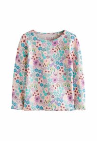 Next - LONG SLEEVE RIB (3MTHS-8YRS) - Longsleeve - lilac purple flower Miniatuurafbeelding 1