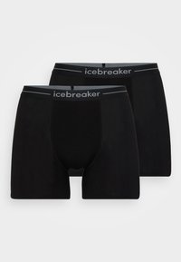icebreaker MEN ANATOMICA 2 PACK - Ozke boksarice - black