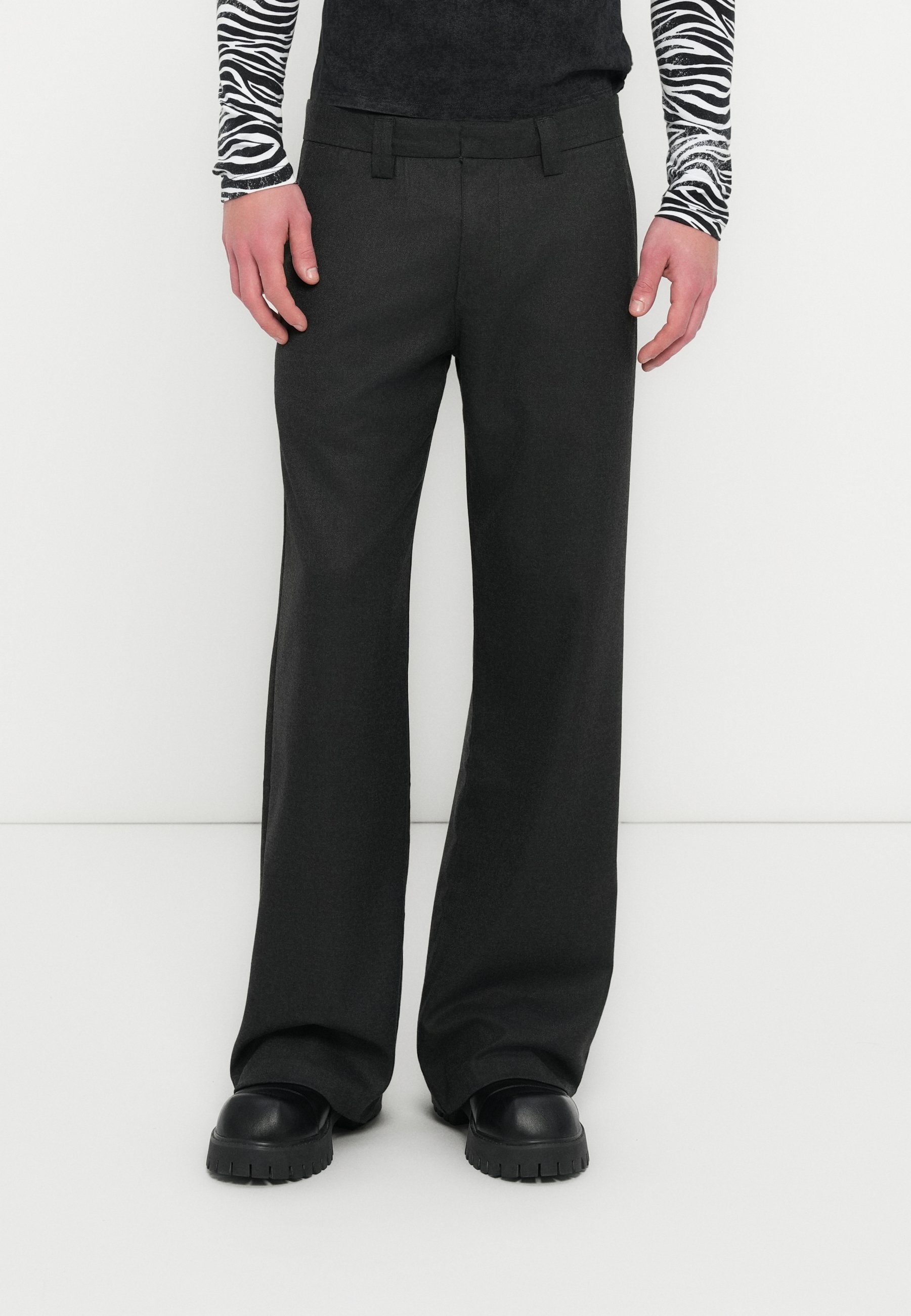 パンツ Jaded London Black Pinstripe Pants W28 Stacked Bootcut Suit Pants | Jaded London | Clothing