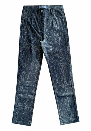Jennifer Bryde RAGAZZA STRETCHHOSE MIT ANIMAL PRINT - Trousers - black / gold
