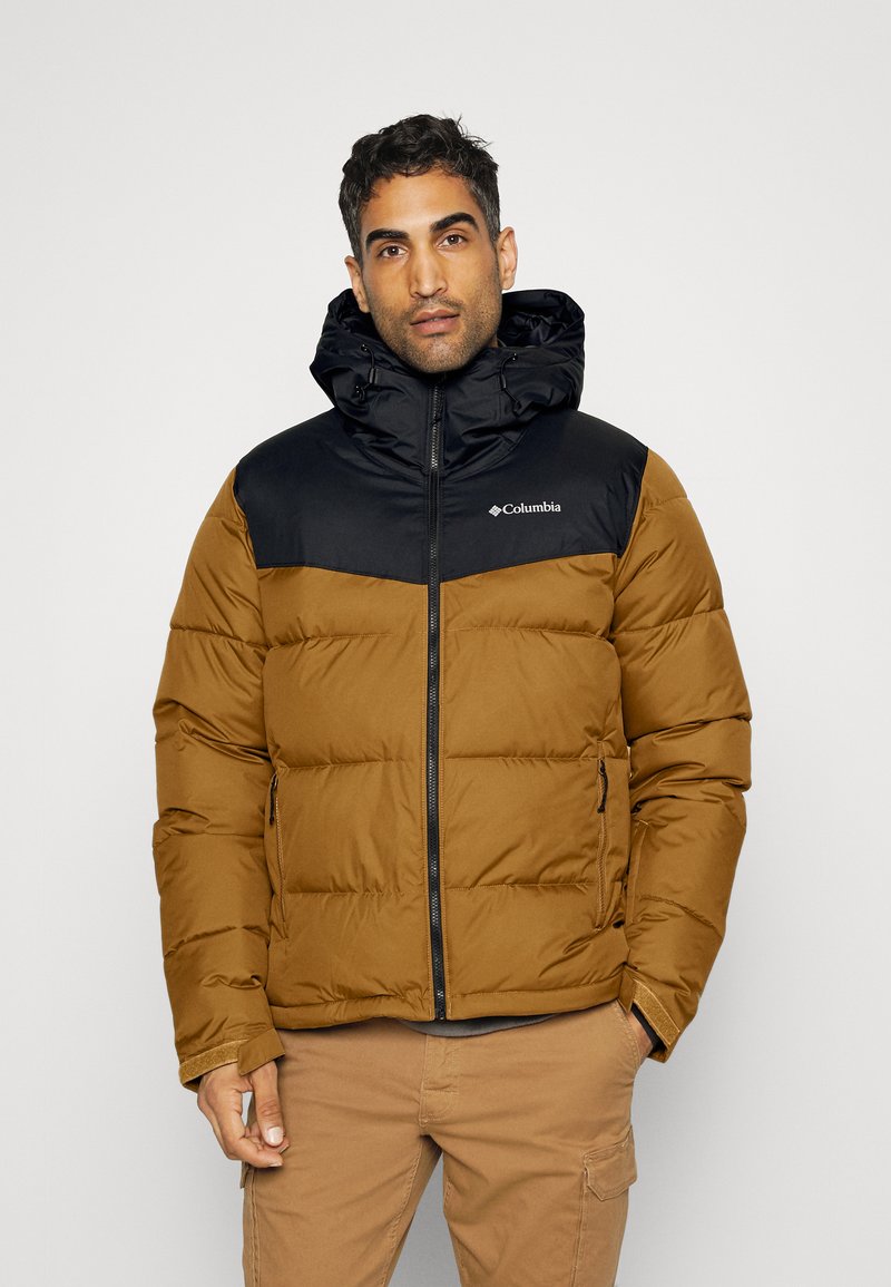 Columbia ICELINE RIDGE JACKET Giacca da sci delta/black/marrone