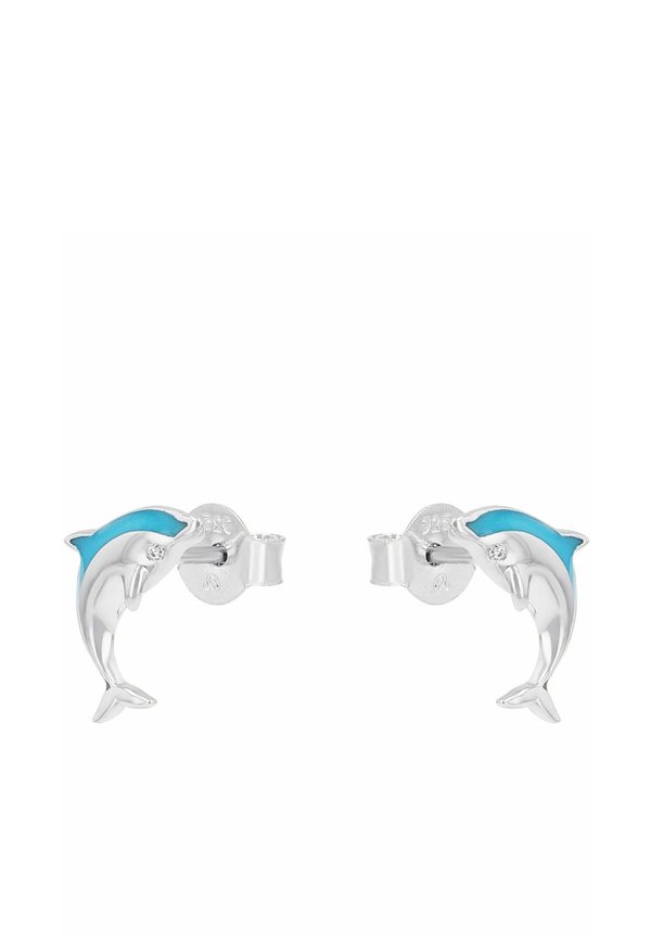 PRINZESSIN LILLIFEE ZIRKONIA SYNTH DELPHIN – Ohrringe – silberfarben
